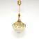 Glass Doria lamp, Germany, 1970s