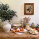 Antique Digoin earthenware teapot