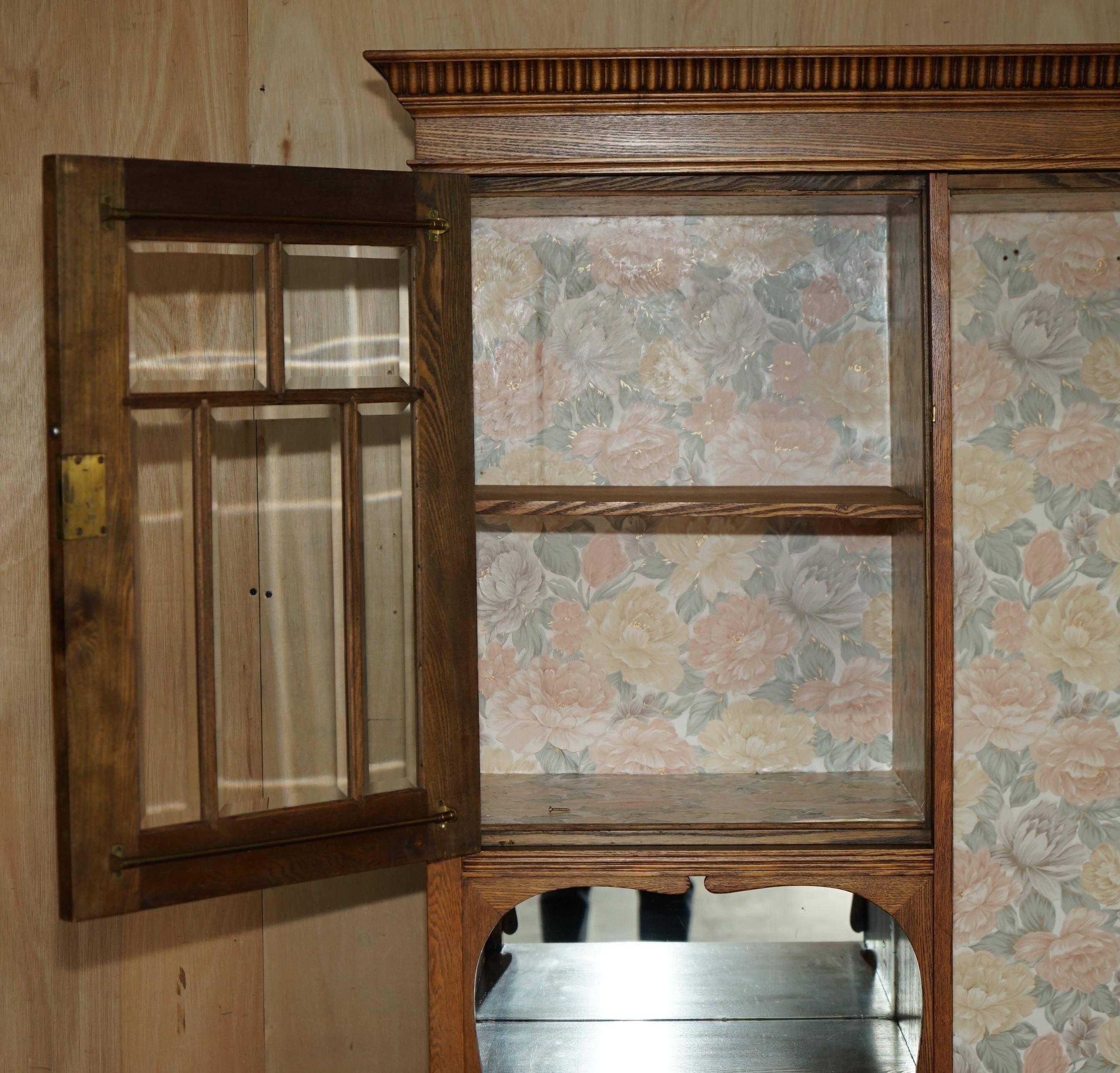 Compactum wardrobe Liberty tiger oak Art Deco style