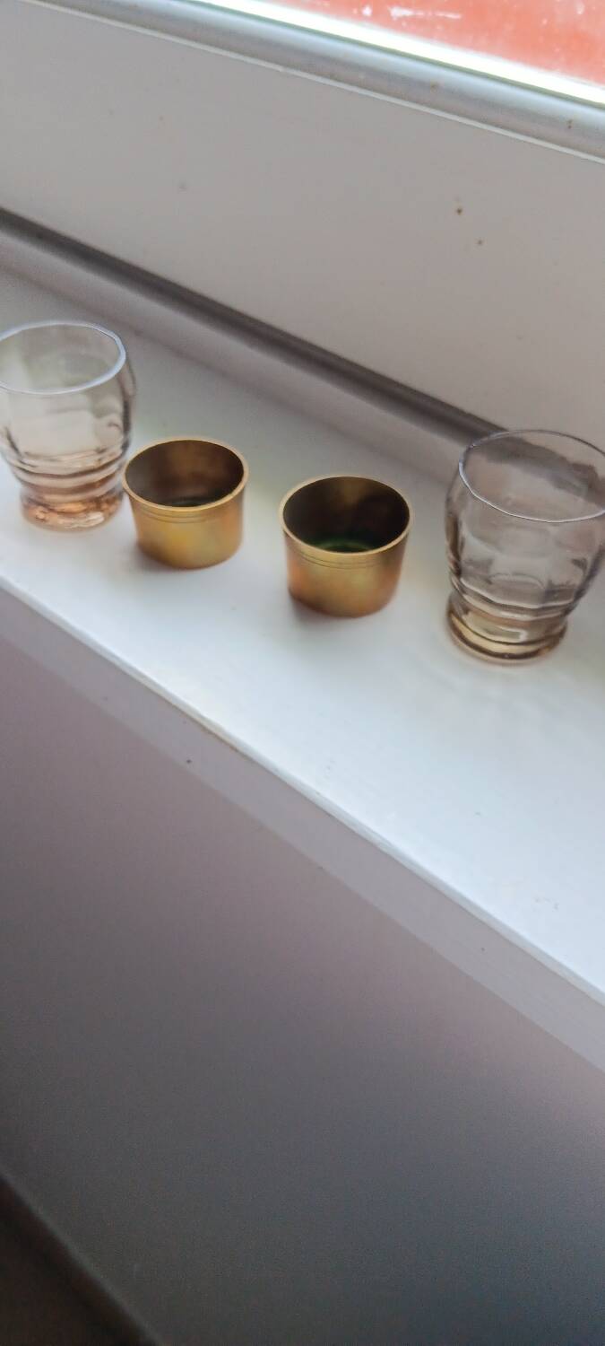 2 shot glasses