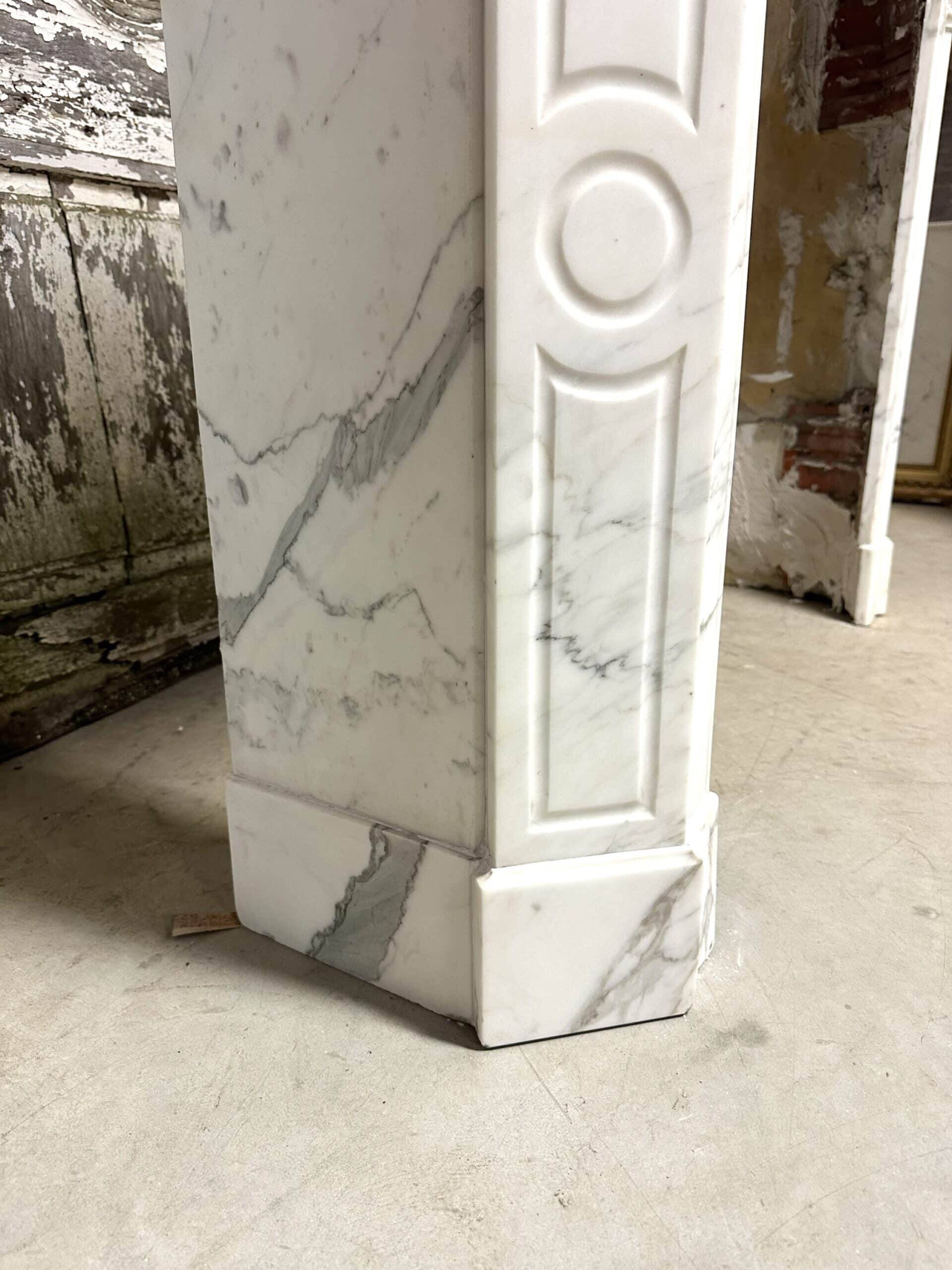 Louis XV style flat fireplace circa 1900