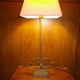Show lamp/burau to lay in wrought iron - 70s