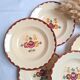 Longchamp Agen pattern soup plates
