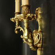 Pair of Louis XV style sconces by Lucien Gau Paris