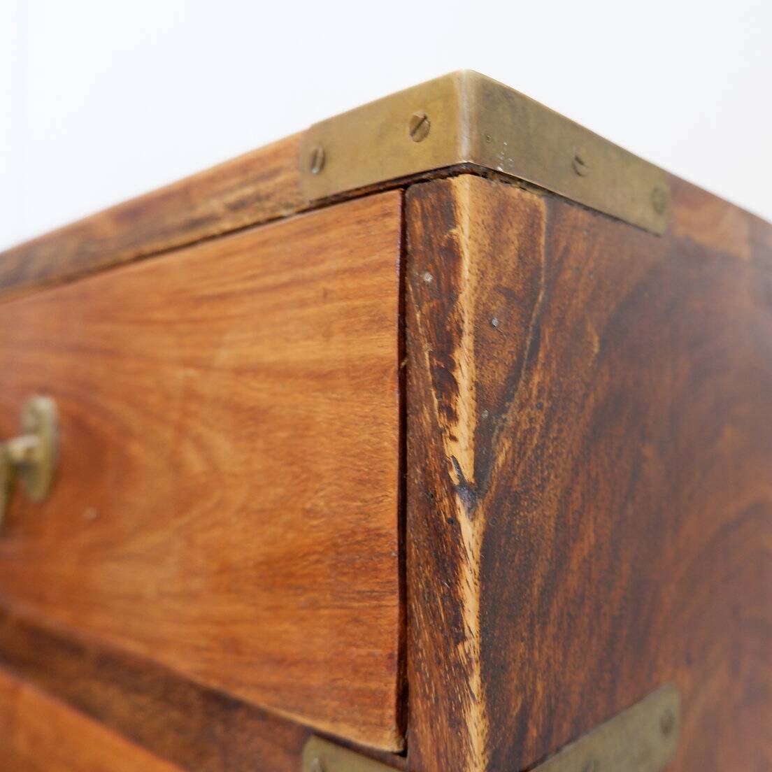 Mid-century style wooden 7-drawer chest of drawers
