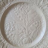 Assiette anglaise "antique ridgway lilly of the valley rose floral plate"