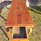 Table de ferme en bois naturel