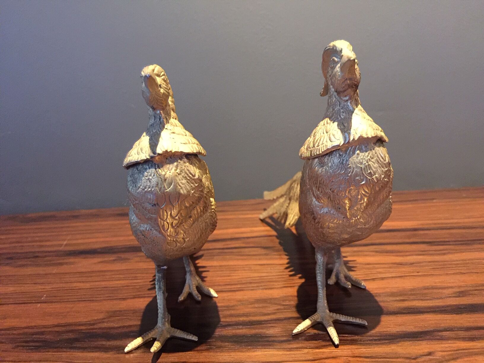 Pair of golden pheasants