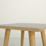 Coffee table format square laminate dark gray (40x40cm)