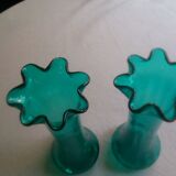 Pair of vases in glass