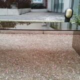 Table en verre
