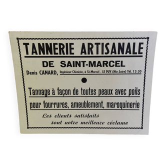 Cardboard advertising poster from the beginning of the 20th century
