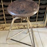 Old industrial workshop stool