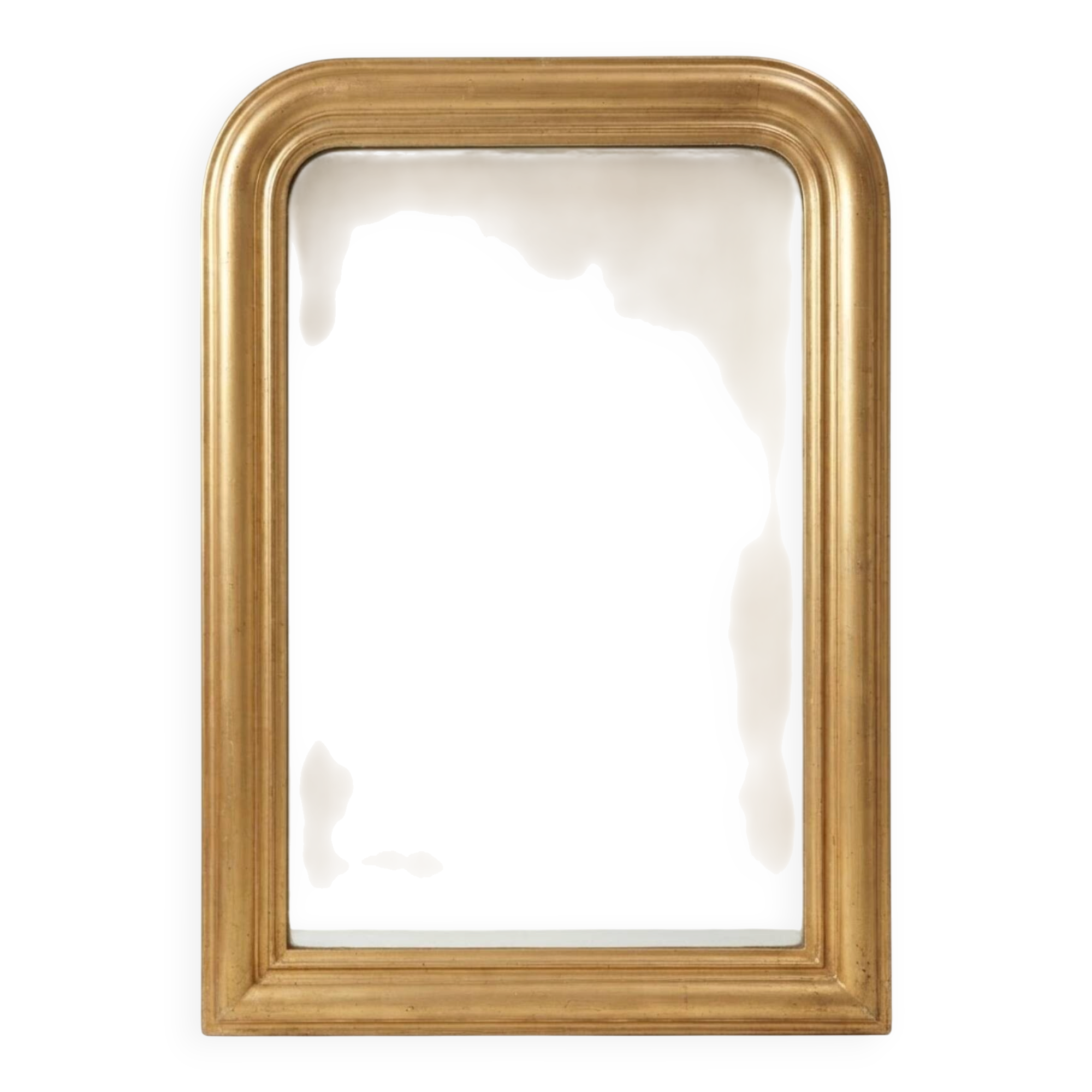 Golden mirror in Louis Philippe style