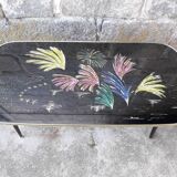 Vintage coffee table spindle legs