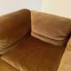 Old modular velvet sofa design from the 70s vintage 6 elements