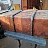 Leather trunk