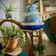Glass paste vase