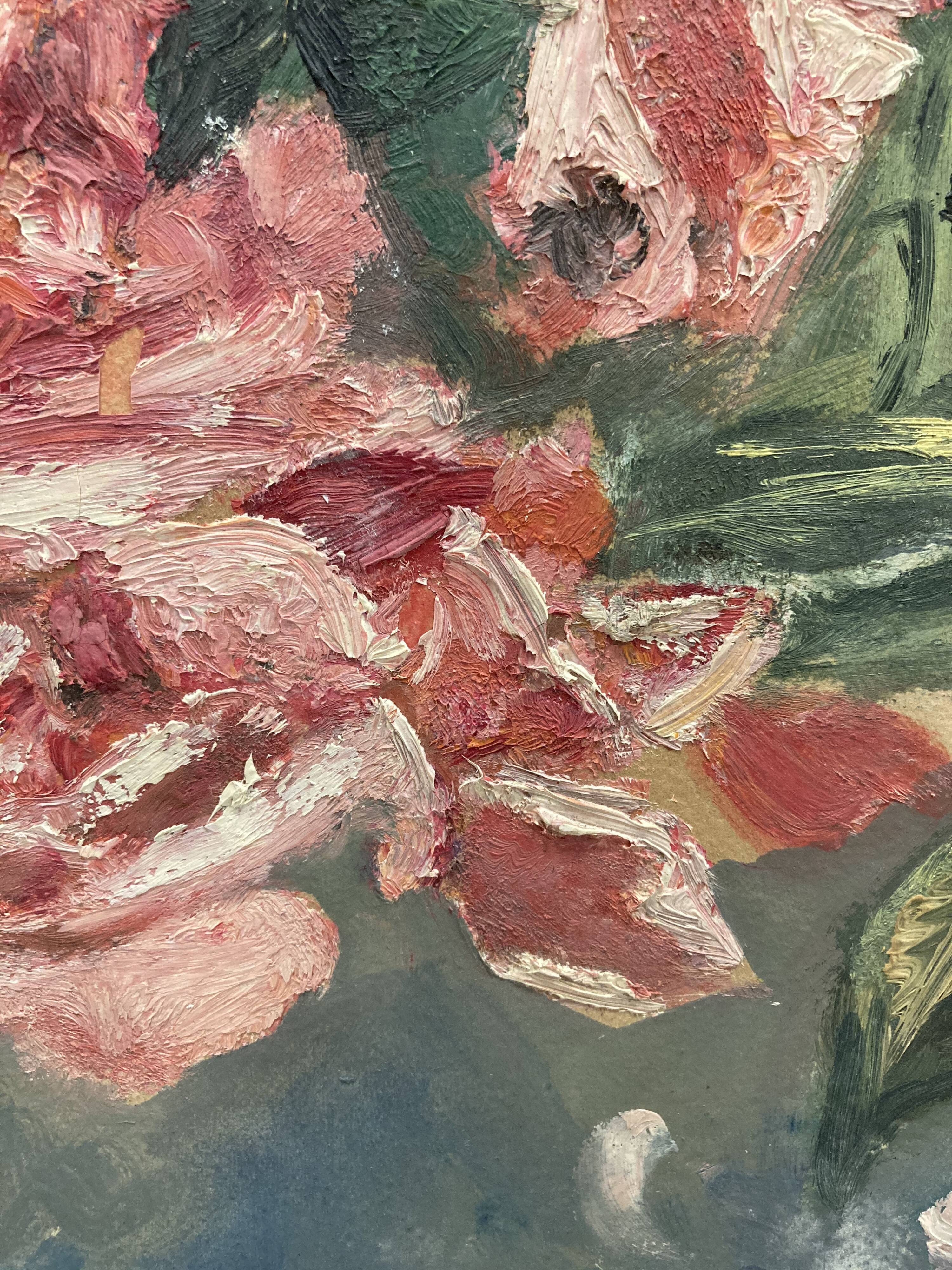 Vintage rose painting