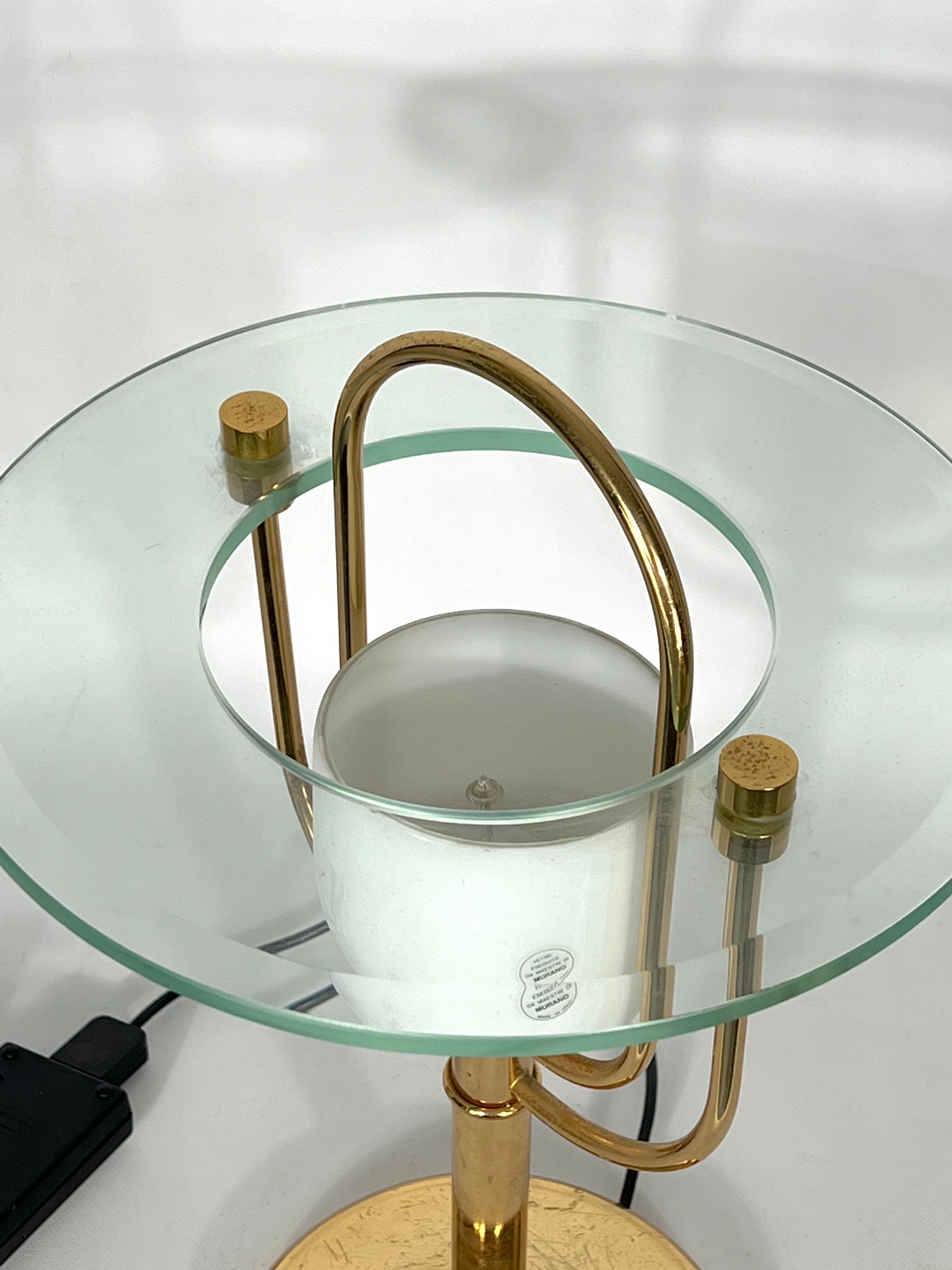 Vintage Fontana Arte style table lamp from 70s