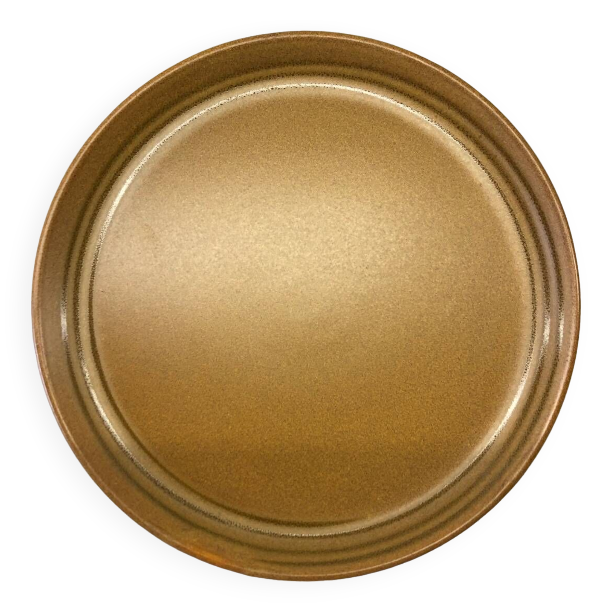 Set of 9 Sarreguemines stoneware dessert plates