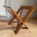 Wooden magazine rack