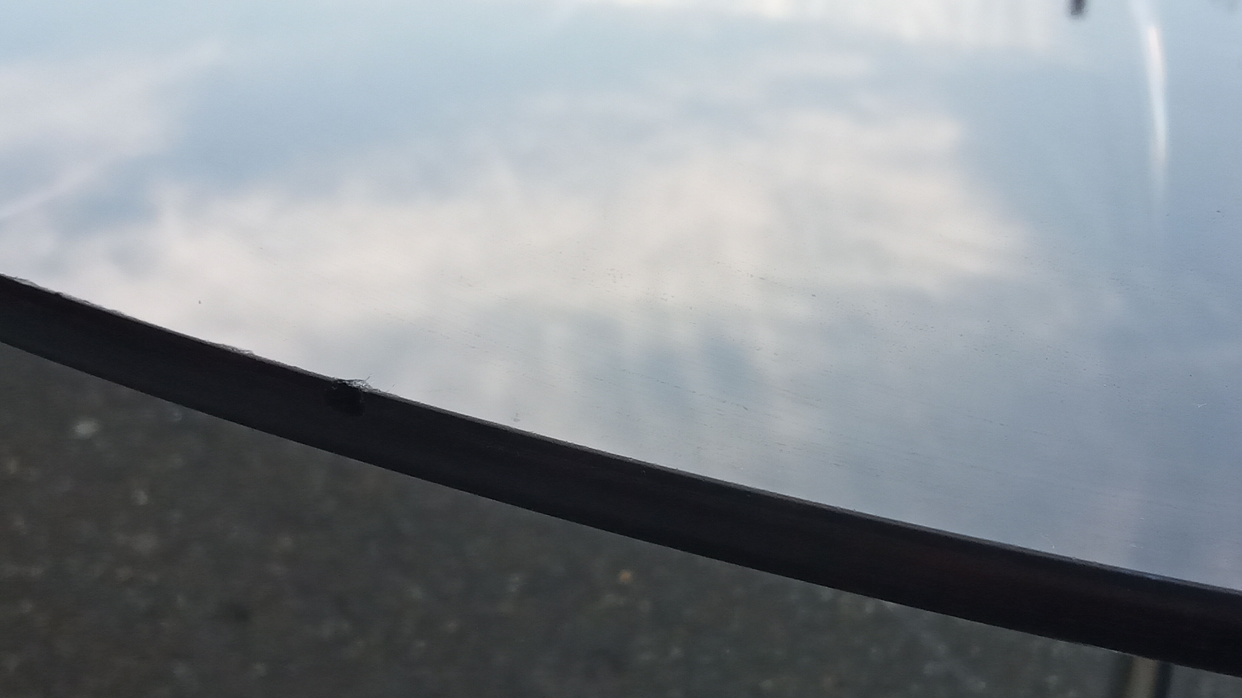 Oval table smoked glass and chrome 70s