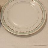 10 assiettes  porcelaine"sfp France "