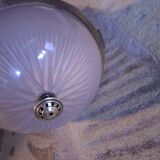 Chandelier, 1920s Holophane pendant light
