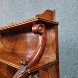 Vaisselier called Saint Hubert time Napoleon III in walnut bramble