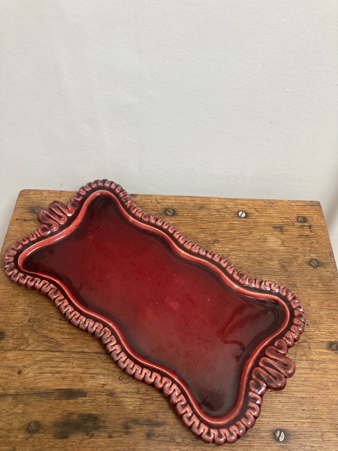 Ceramidi à marseille plat / grand vide poche 1950