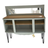 Art Deco console in oak