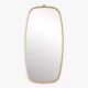 Rear view mirror and free form from the 50s - 60s on chrome frame