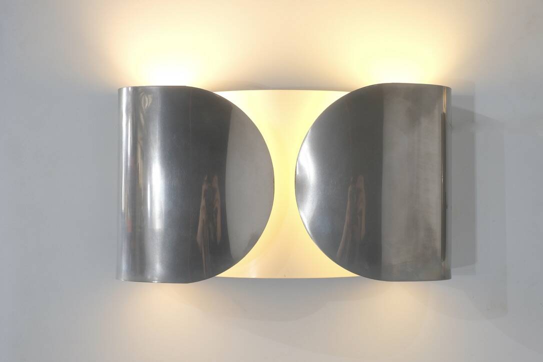 Wall sconces "Flogio" by Tobia & Afra Scarpa for Flos, Italy 1960s.