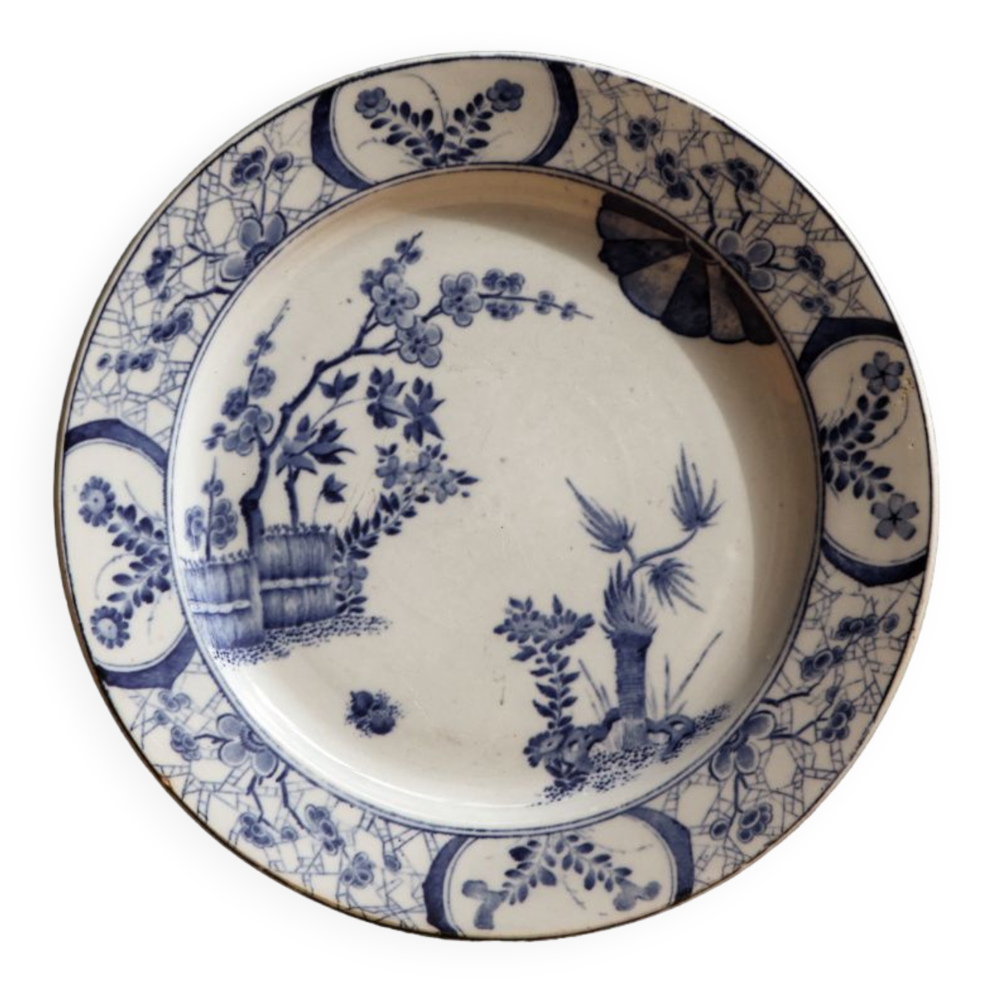 Chinese plate Creil and Montereau