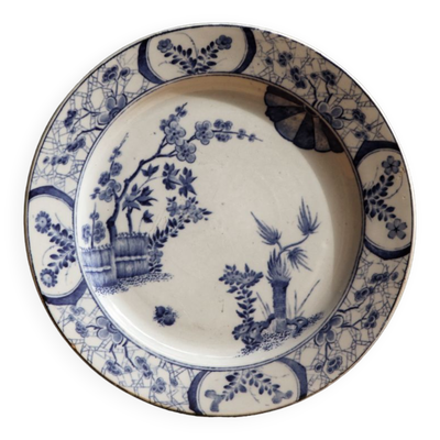 Assiette chinoise Creil et Montereau