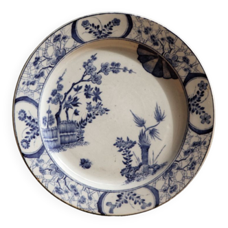Chinese plate Creil and Montereau