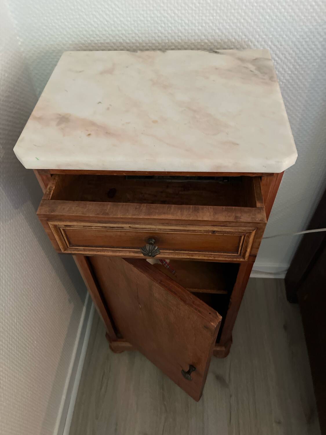 Antique bedside table