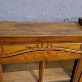Provençal walnut display case