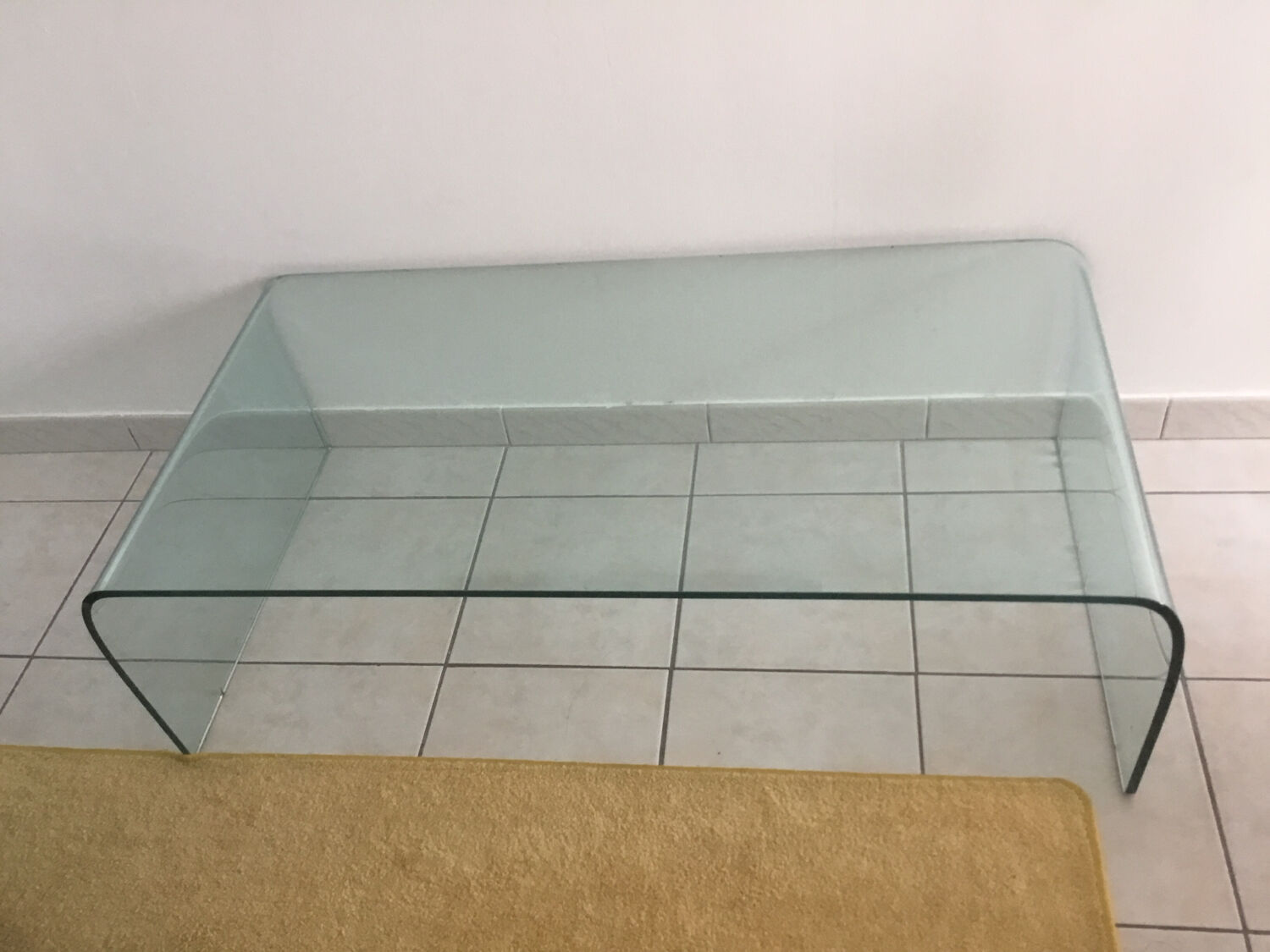 Table pont en verre ligne Roset