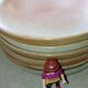 Set of six plates in sandstone