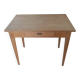 Raw wood desk, 1960s