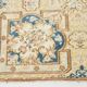 Tapis persan vintage en laine noué main, style classique, motif floral, 300x368.