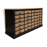 Workshop furniture with 24 drawers from the early 20th century.