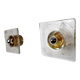 Pair of Albano Poli wall lamps for Poliarte, Italy, 1970