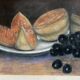 Tableau Nature Morte au melon et raisins