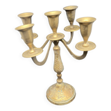 Chandelier à 5 branches motifs vignes