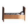 Wooden doll bed