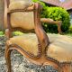 Fauteuil En Noyer D’époque Louis XV XVIII Eme Siècle