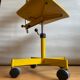 Yellow wooden workshop chair